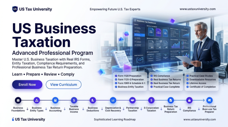 US Business Taxation: Advanced Professional Program