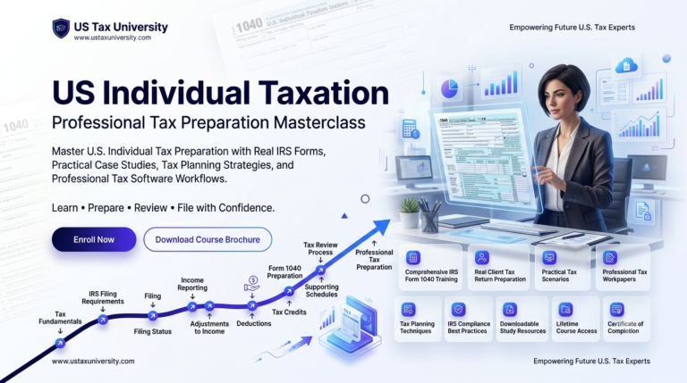 US Individual Taxation: Professional Tax Preparation Masterclass